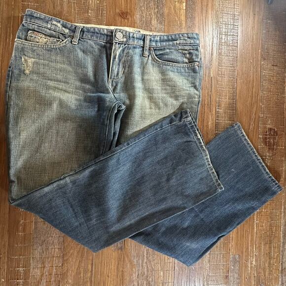 JOE'S JEANS BOOTCUT WOMEN’S 32 BLUE VINTAGE SERIES DISTRESSED MADE IN USA - Picture 2 of 9